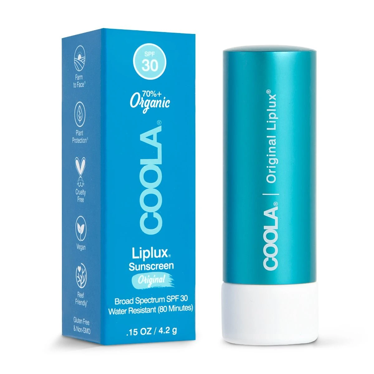 Coola Classic Liplux Lip Balm Original SPF 30 4 Coola Classic Liplux Lip Balm Original SPF 30 - Image 2